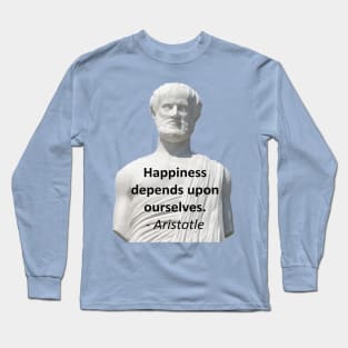 Aristotle - Happines Long Sleeve T-Shirt